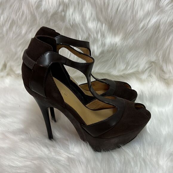L.A.M.B. Tailynn T-Strap Stilettos Heels A9 - Picture 9 of 14